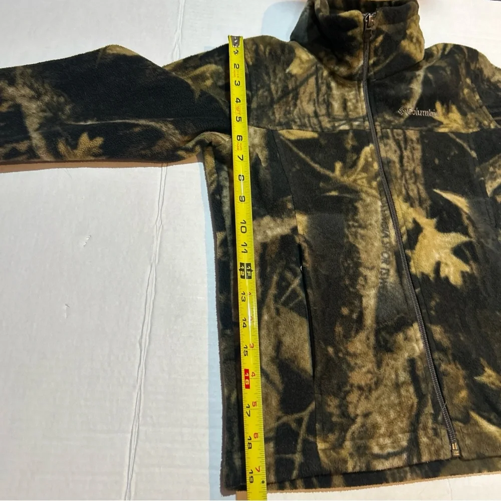 Columbia‎ Boys' Zing III Printed Fleece Jacket Timberwolf camouflage Sz 8